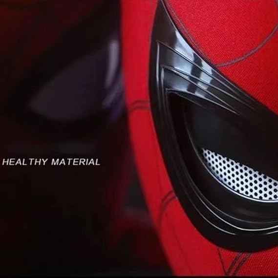 Hyper-realistic spiderman mask with ring remote control